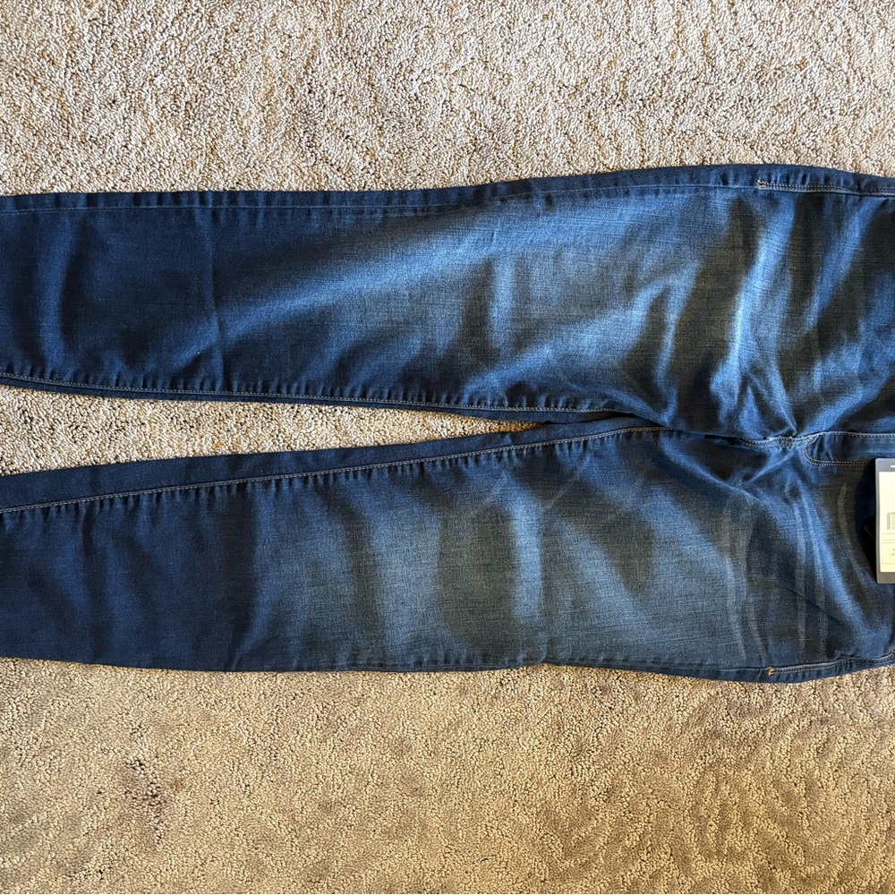 Mavi Blue Skinny Jeans with Natural Wear Pattern
